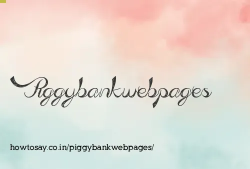 Piggybankwebpages