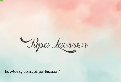 Piipa Laussen