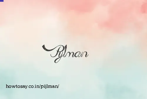Pijlman