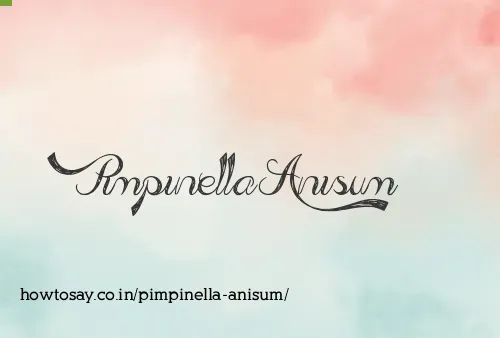 Pimpinella Anisum