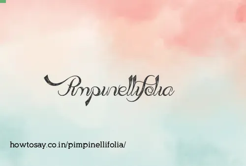 Pimpinellifolia