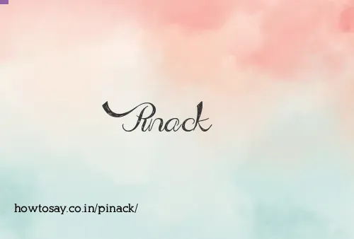 Pinack