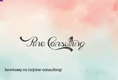 Pine Consulting