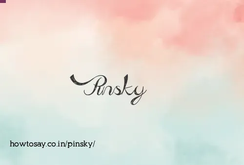 Pinsky
