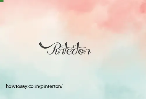 Pinterton
