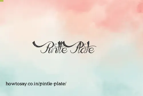 Pintle Plate