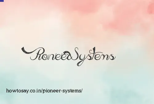 Pioneer Systems