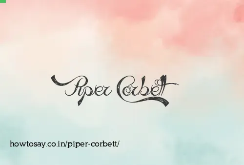 Piper Corbett