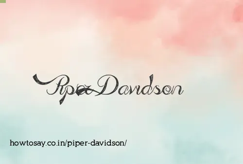 Piper Davidson