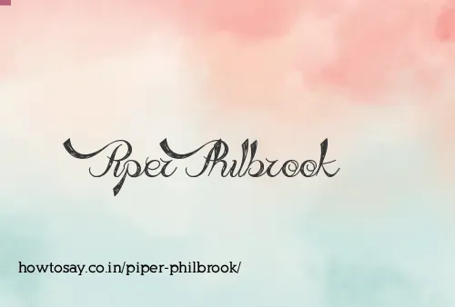 Piper Philbrook