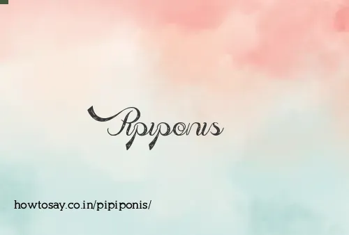 Pipiponis