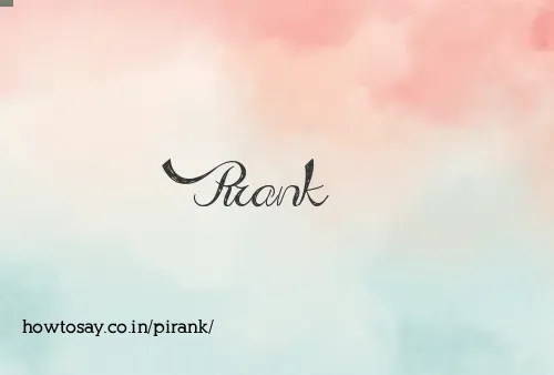 Pirank