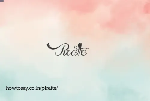 Piratte