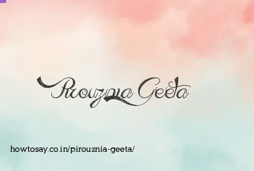 Pirouznia Geeta