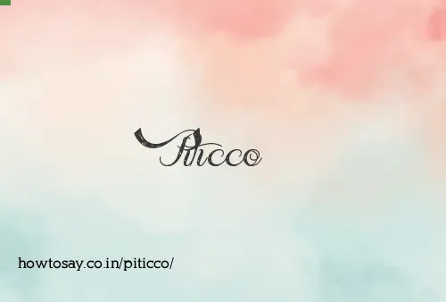 Piticco