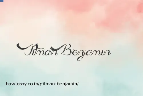 Pitman Benjamin