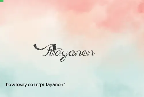 Pittayanon