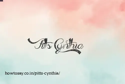 Pitts Cynthia