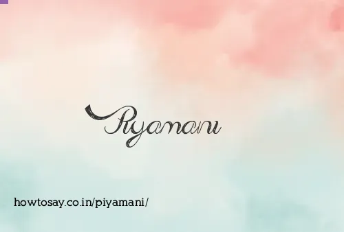 Piyamani