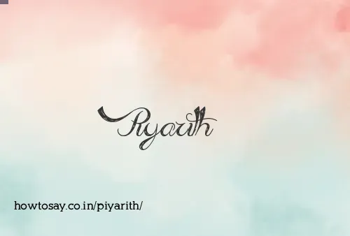 Piyarith