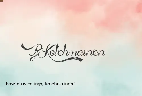 Pj Kolehmainen