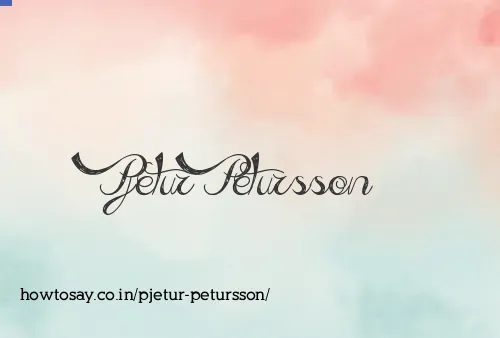 Pjetur Petursson