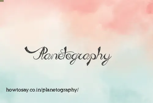 Planetography