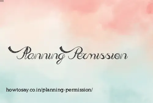 Planning Permission