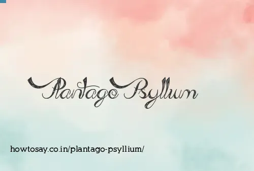 Plantago Psyllium