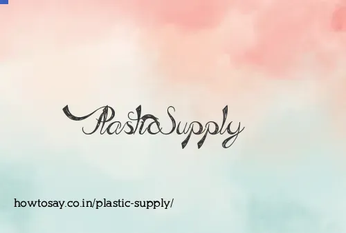 Plastic Supply