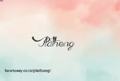Plathong