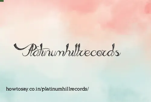 Platinumhillrecords