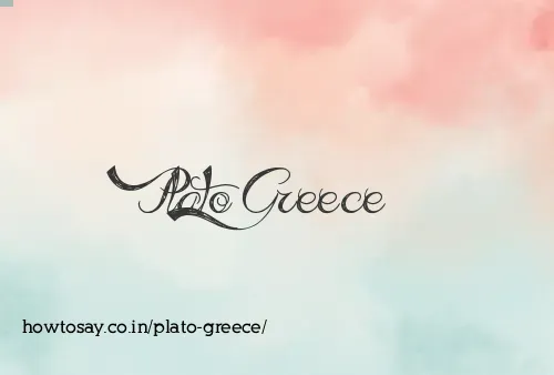 Plato Greece