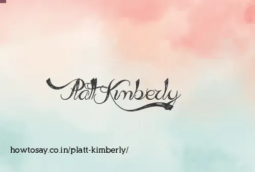 Platt Kimberly