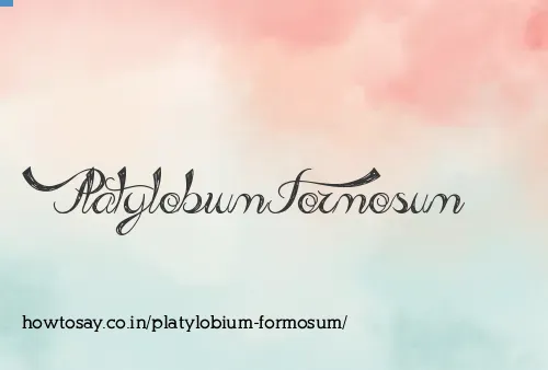 Platylobium Formosum