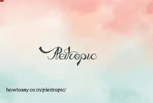 Pleitropic