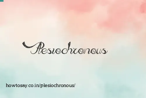 Plesiochronous