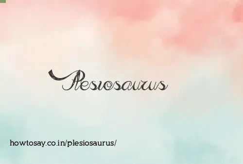 Plesiosaurus