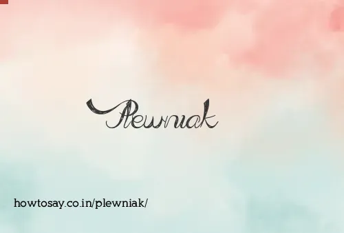 Plewniak