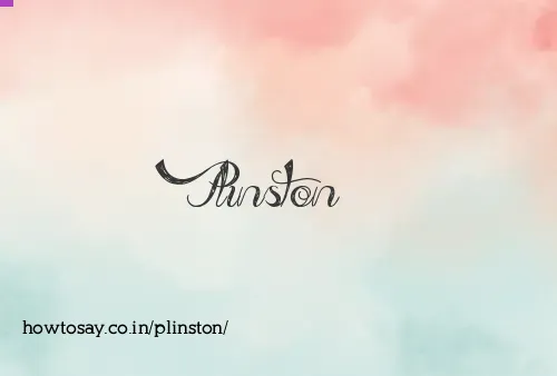 Plinston
