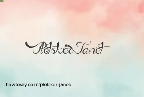 Plotsker Janet