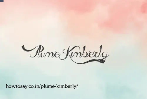 Plume Kimberly