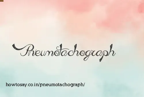 Pneumotachograph