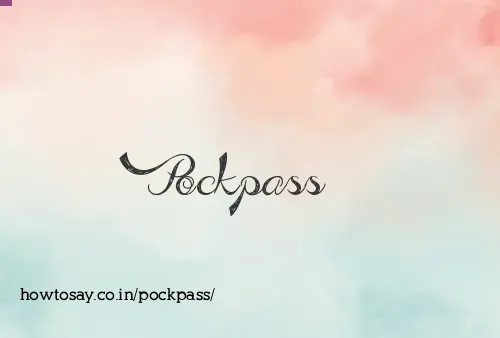 Pockpass