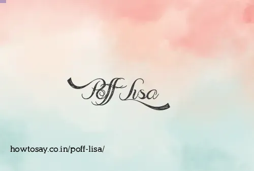 Poff Lisa