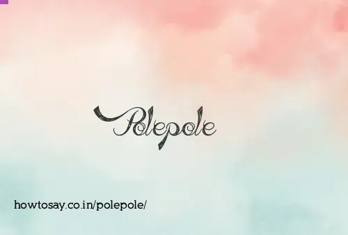 Polepole