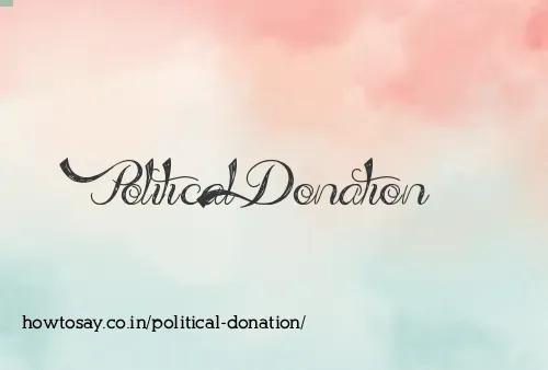 Political Donation