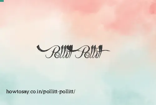 Pollitt Pollitt