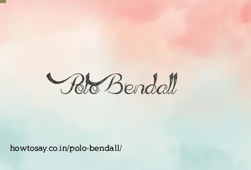 Polo Bendall