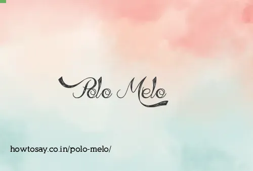 Polo Melo